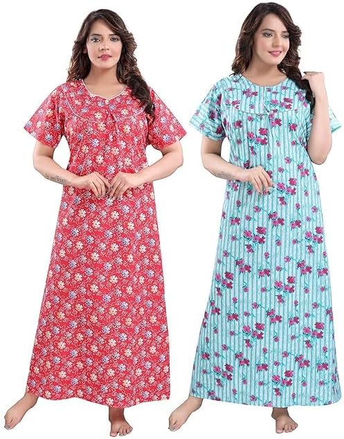 Fabme Women Nightgown