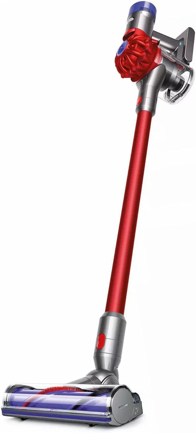 Premium Dyson V8 Motorhead Origin Cordless Stick Vacuum Cleaner: Lightweight Versatility Designed, Strong Suction for Versatile Cleaning, Washable Filter, Whole-Machine Filtration + Sponge Cloth -