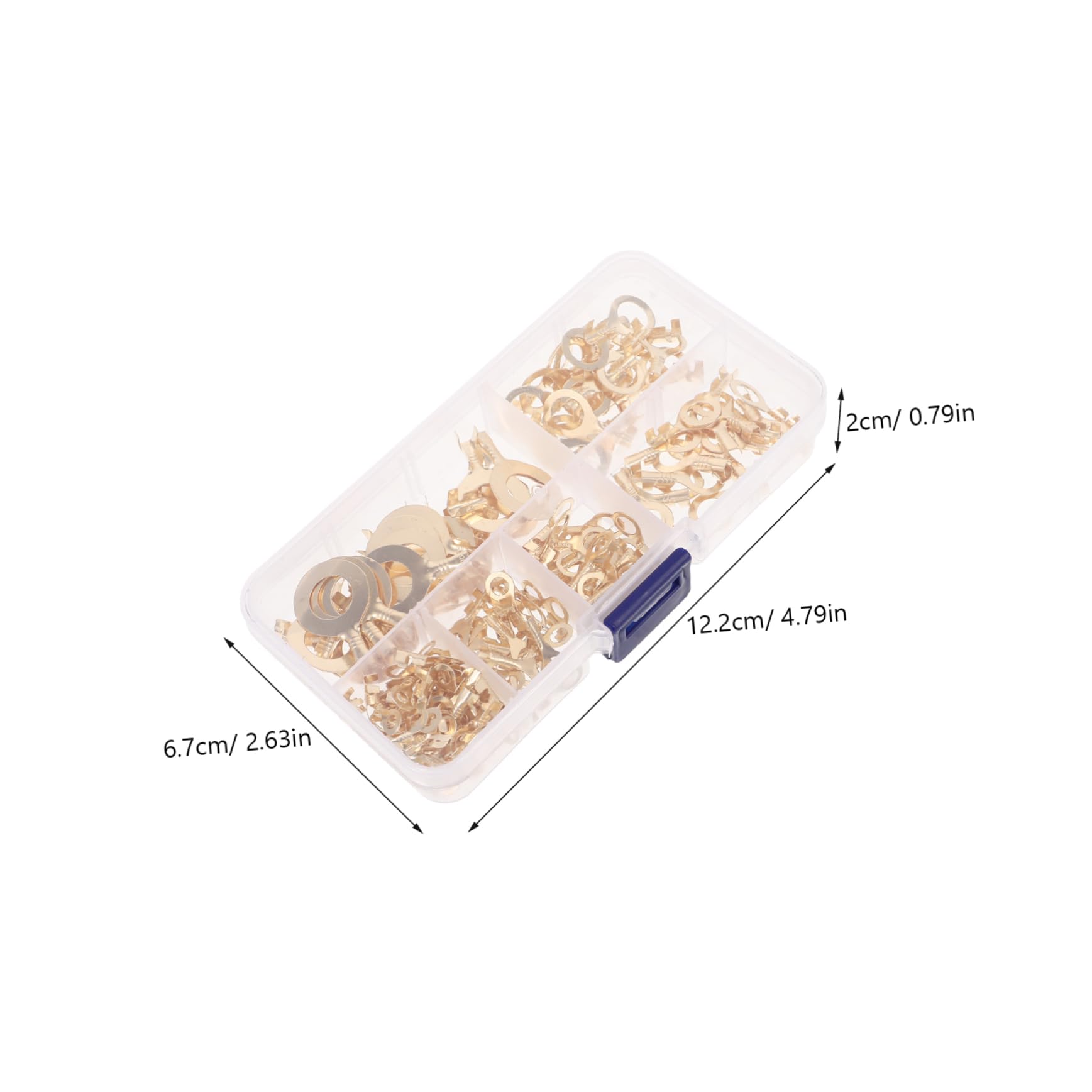 SOLUSTRE 1Set Ring Terminal Kit Cold Pressed Connectors for Gauge Wiring Battery Connectors with Secure Installation for Electrical and Automotive Use