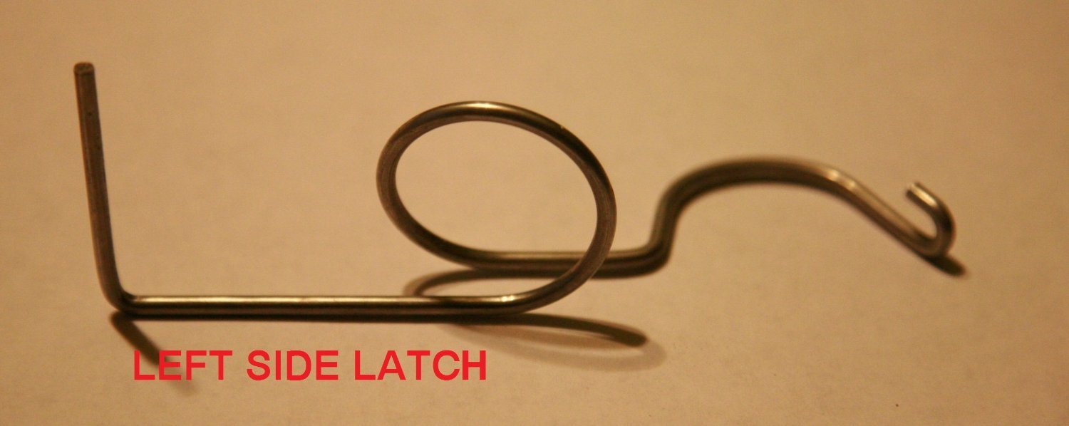 25 Pack Stainless Steel Wire Door Latches - Right Hand Swing Cage Latches For Rabbit Hutches & Animal Enclosures