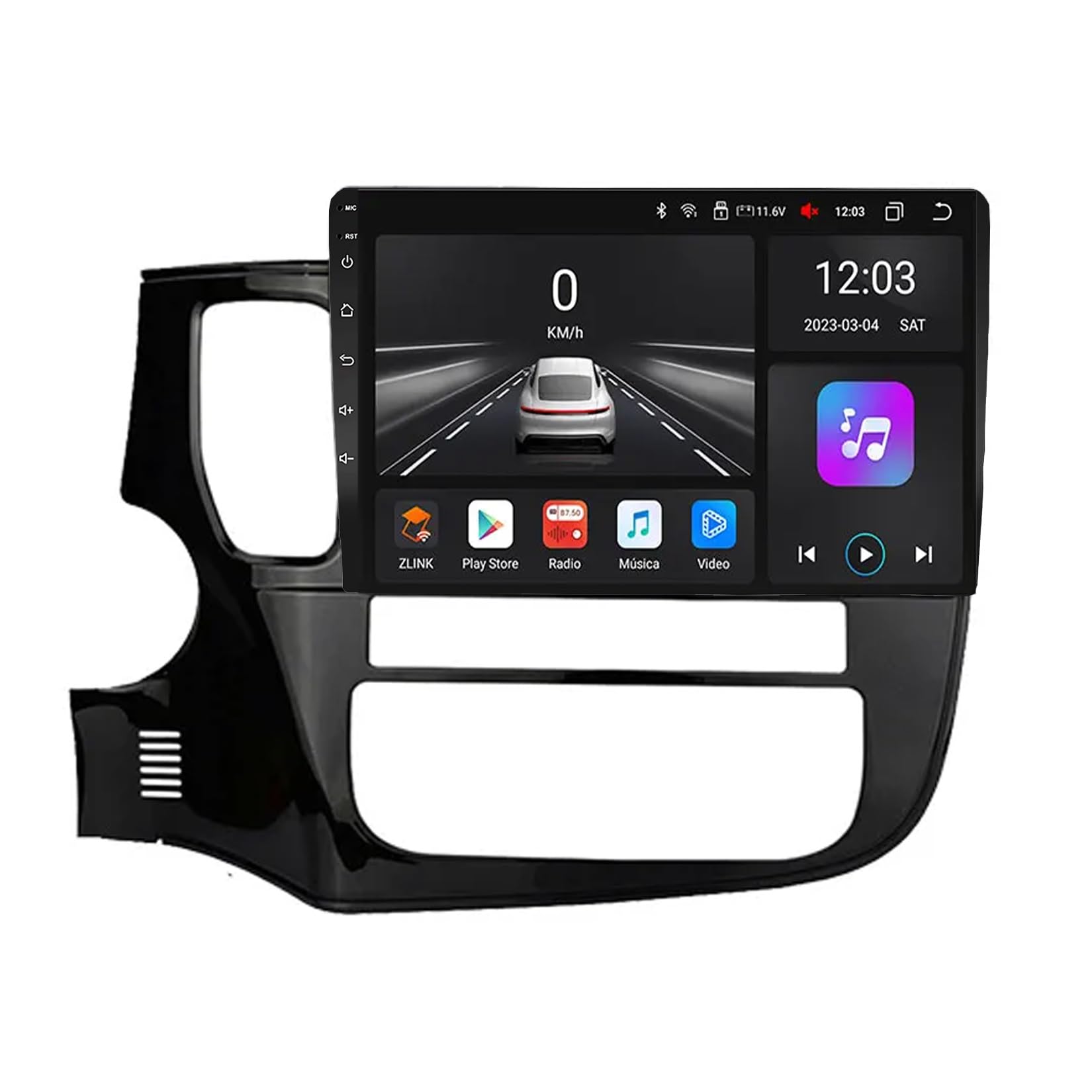 10-calowy samochodowy system stereo z ekranem dotykowym i systemem Android 15 do Hyundaia i20 2008-2014 z nawigacją BT FM DSP RDS GPS, sterowaniem z kierownicy, kamerą cofania, ekranem dotyk