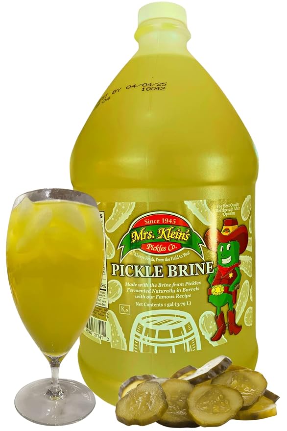 Mrs. Klein's Pickle Brine - Dill Pickle Brine Juice - 1 Gallon