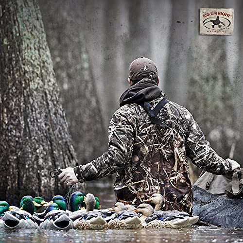 Rig'Em Right Waterfowl Original Pre-Rigged Tangle Free Duck Hunting Decoy Anchors (48" Length, 4-oz Weights)