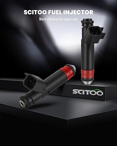 Miniatura 500 de Inyectores de combustible SCITOO de 4 agujeros aptos para 2006-2009 para Volvo para C70 2.5L, 2001-2003 2005-2009 para Volvo para S60 2.4L