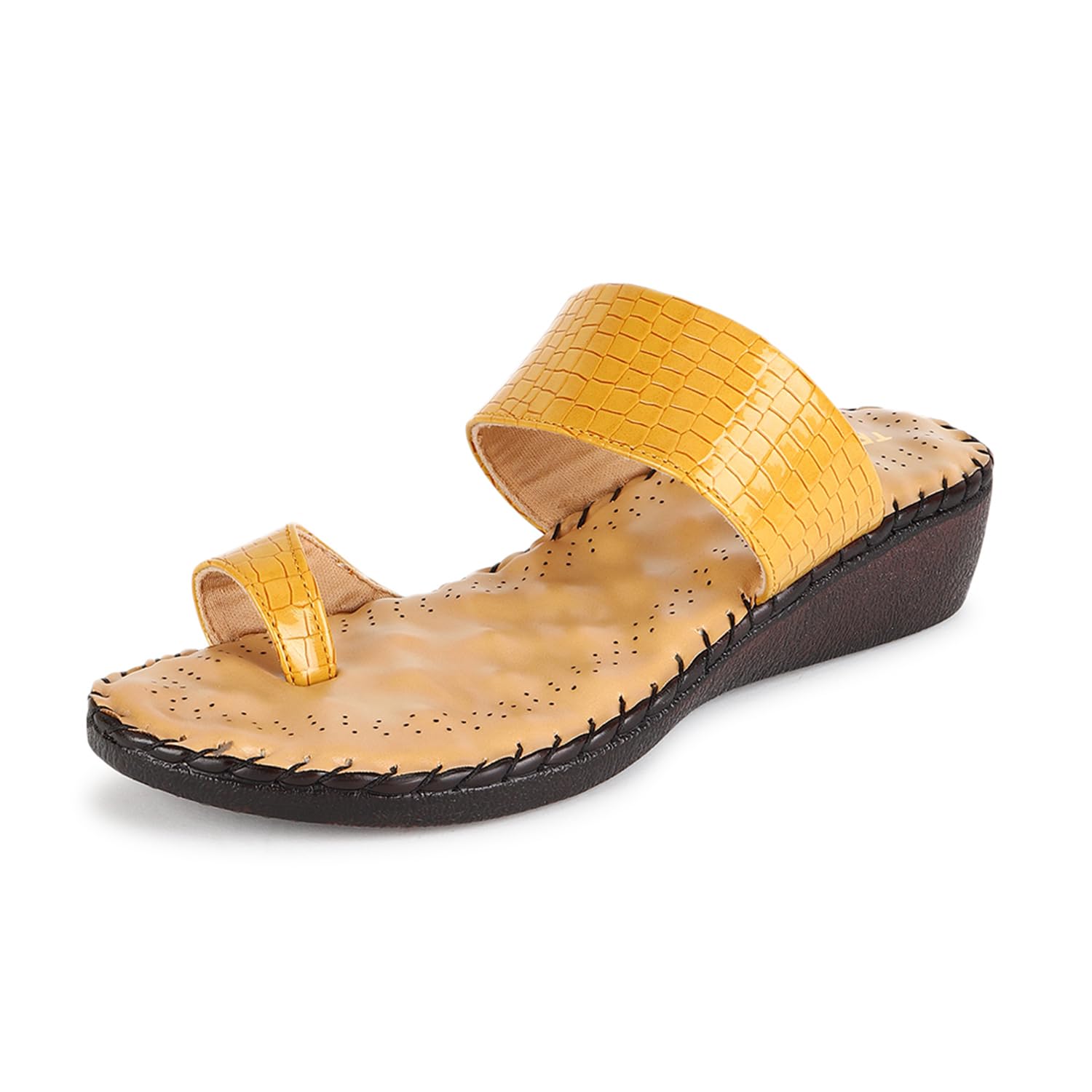 TRASE Womens Ortho Slippers | Doctor Ortho Comfortable Chappal for Women & Girls | Light weight, Soft Footbed, Comfortable & Stylish | Diabetic & Orthopedic Footwear-44083, Tan, 7 UK (B0D47J84HS) Amazon Price History, Amazon Price Tracker