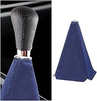 Vista 10 de BESULEN Cubierta de Funda de Palanca de Cambios para Coche, Cubierta de Gamuza de Cuero para Perilla de Cambios Cubierta Antipolvo, Reemplazo