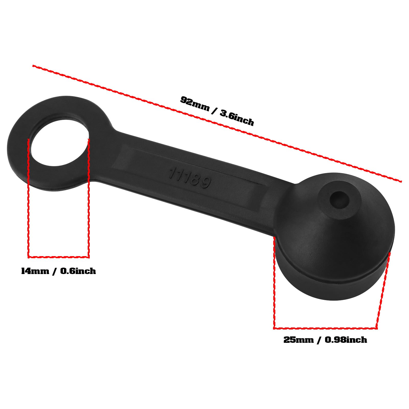 YINETTECH 2pcs Scuba Diving Regulator Dust Cap Replacement Part Rubber Dust Cap Cover Suitable for Diving Regulator First Stage Din to Yoke Adapter - Image 4
