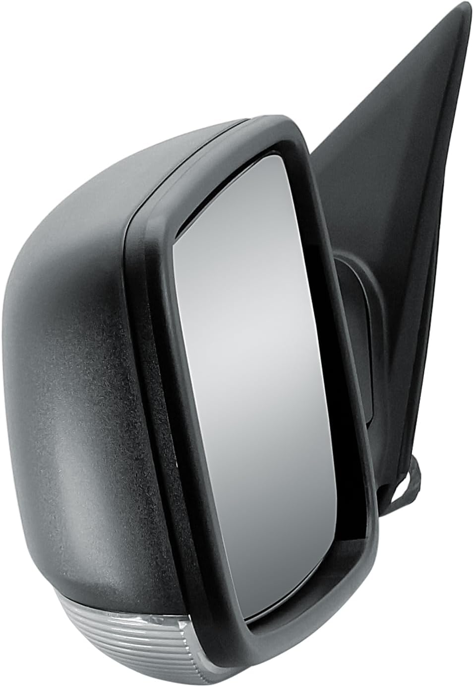 Driver Left Side Door Mirror Electric Heated Glass Manual Folding Textured Back Cover with Turn Signal Light Puddle Light and Temperature Sensor for Ram 1500 2500 3500 2009-2019, 1500 Classic 19-24