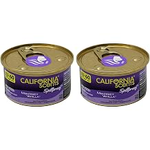 California Scents Spillproof Organic Air Fresheners, 1.5 Ounce Can, 2 Packs, Monterey Vanilla