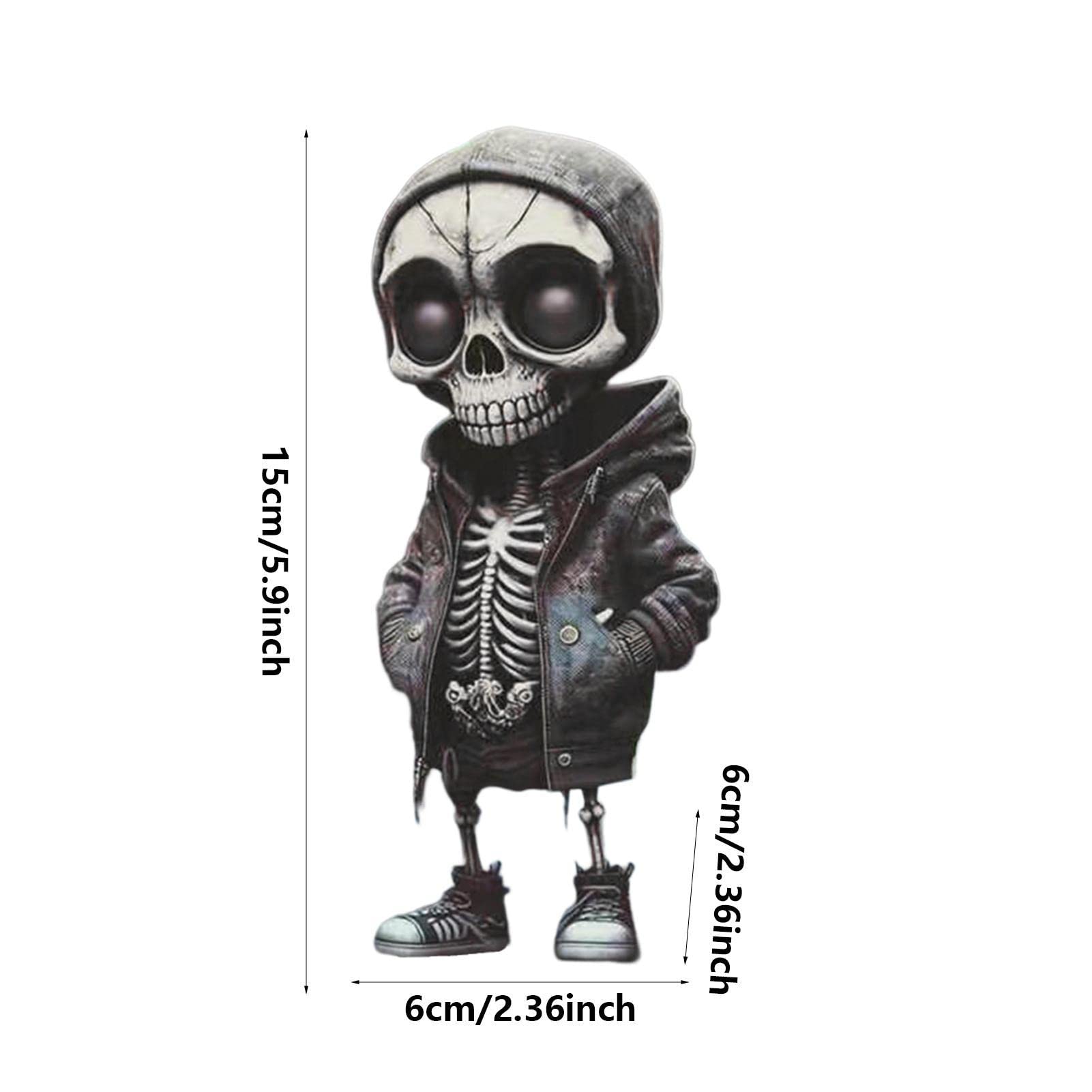 Totenkopf Auto Ornament Resin - Skelett Kühlerfigur Für Motorhaube