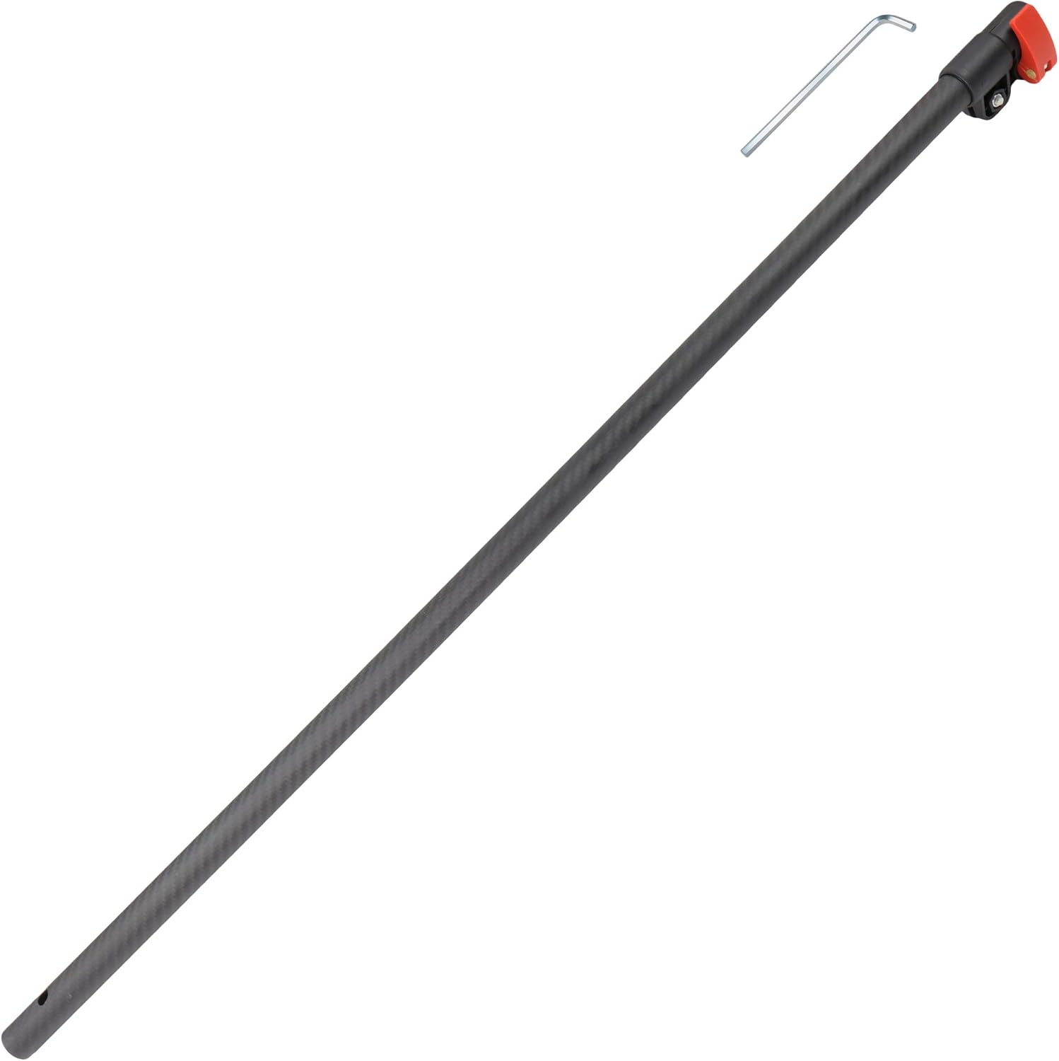Black LS Carbon Fiber Shaft for Minelab Equinox Metal Detector