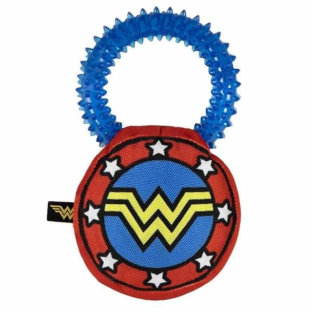 Foto 2 de 6 de Cerdá - For Fan Pets - Mordedor Dental para Perros de Wonder Woman - Licencia Oficial de DC Comics®