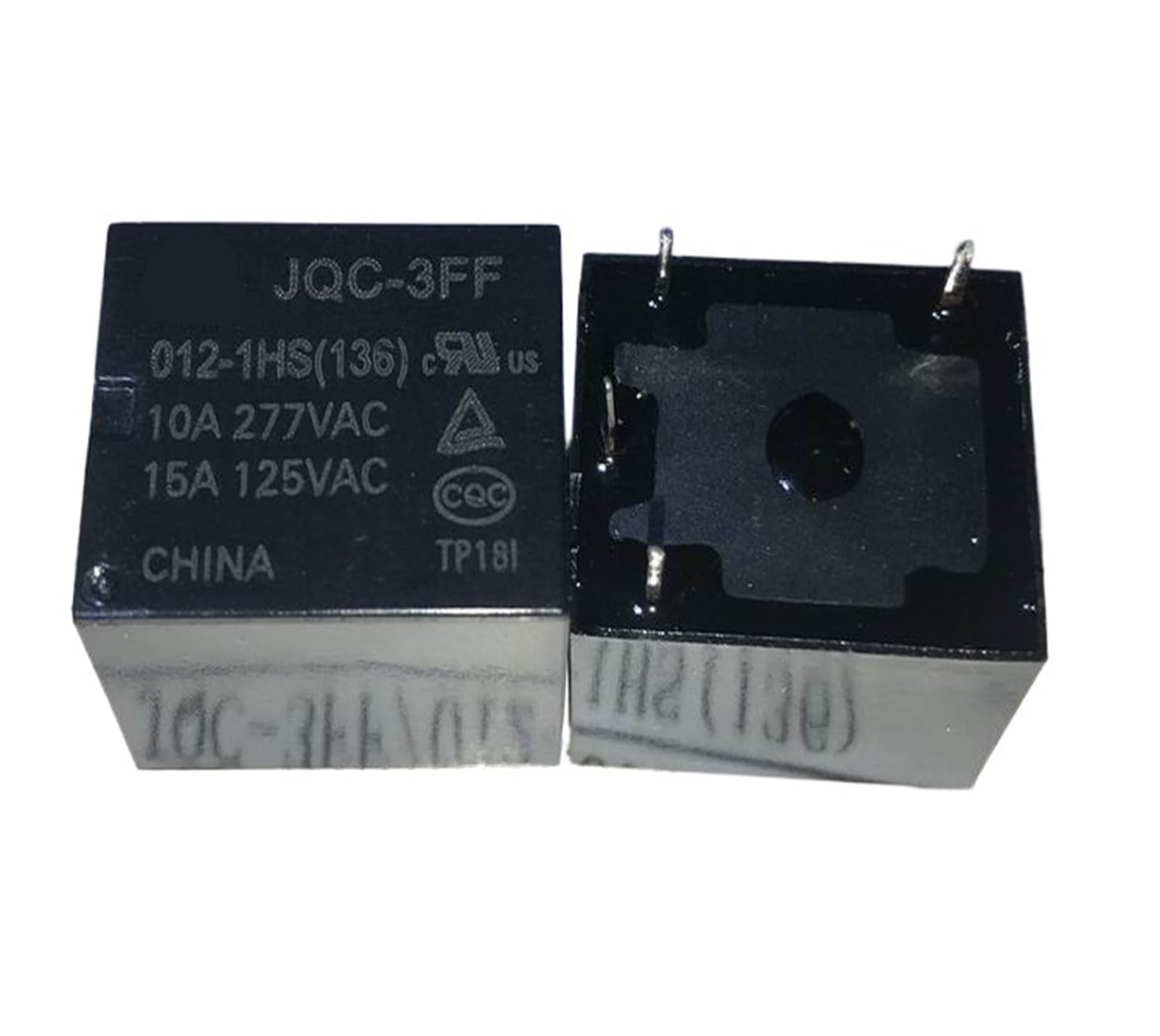 Relais 4 Broches JQC-3FF 12VDC-1HS T73-1A-12V-10A composant électronique