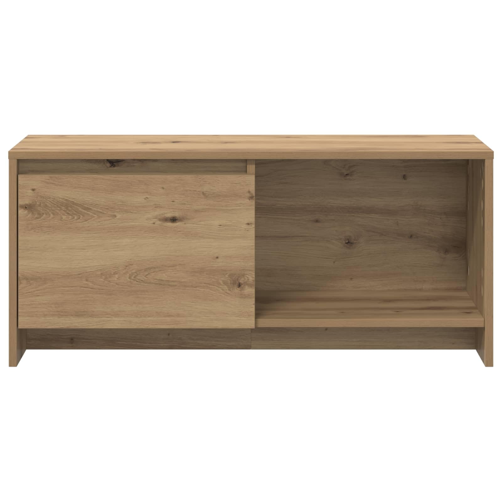 Mobile basso per TV, sospeso, rovere Artisan, 90 x 35 x 40 cm, in