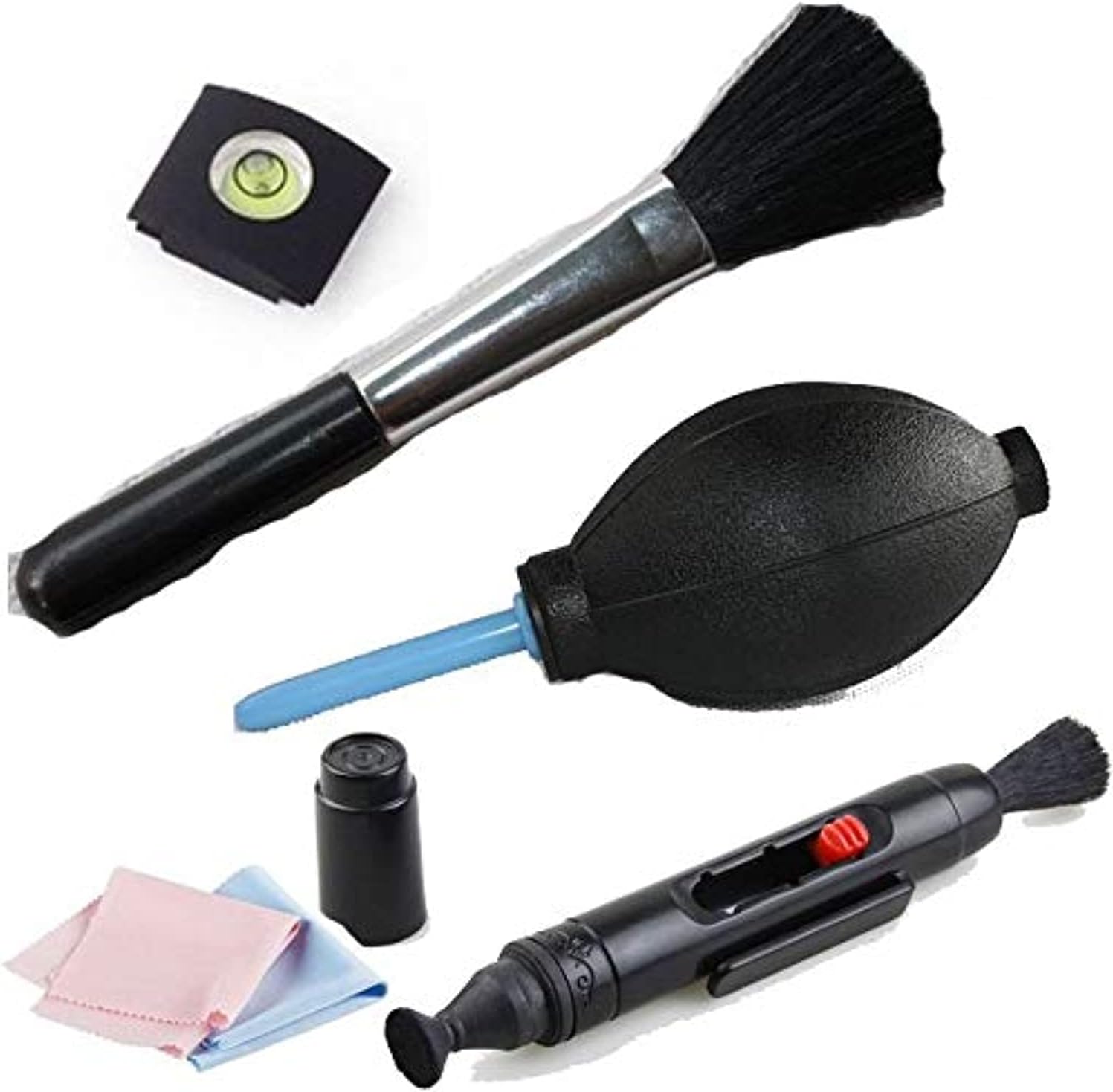 5 In 1 Camera Lens Cleaning Kit - Black - Microfiber - 2724292084767