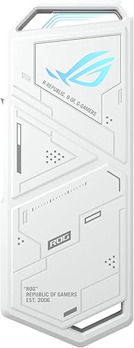 Miniatura 19 de ASUS ROG Strix Arion White M.2 NVMe SSD, carcasa USB 3.2 Gen 2x1 tipo C (10Gbps), doble USB-C a C y USB-C a A, sin destornillador, almohadillas