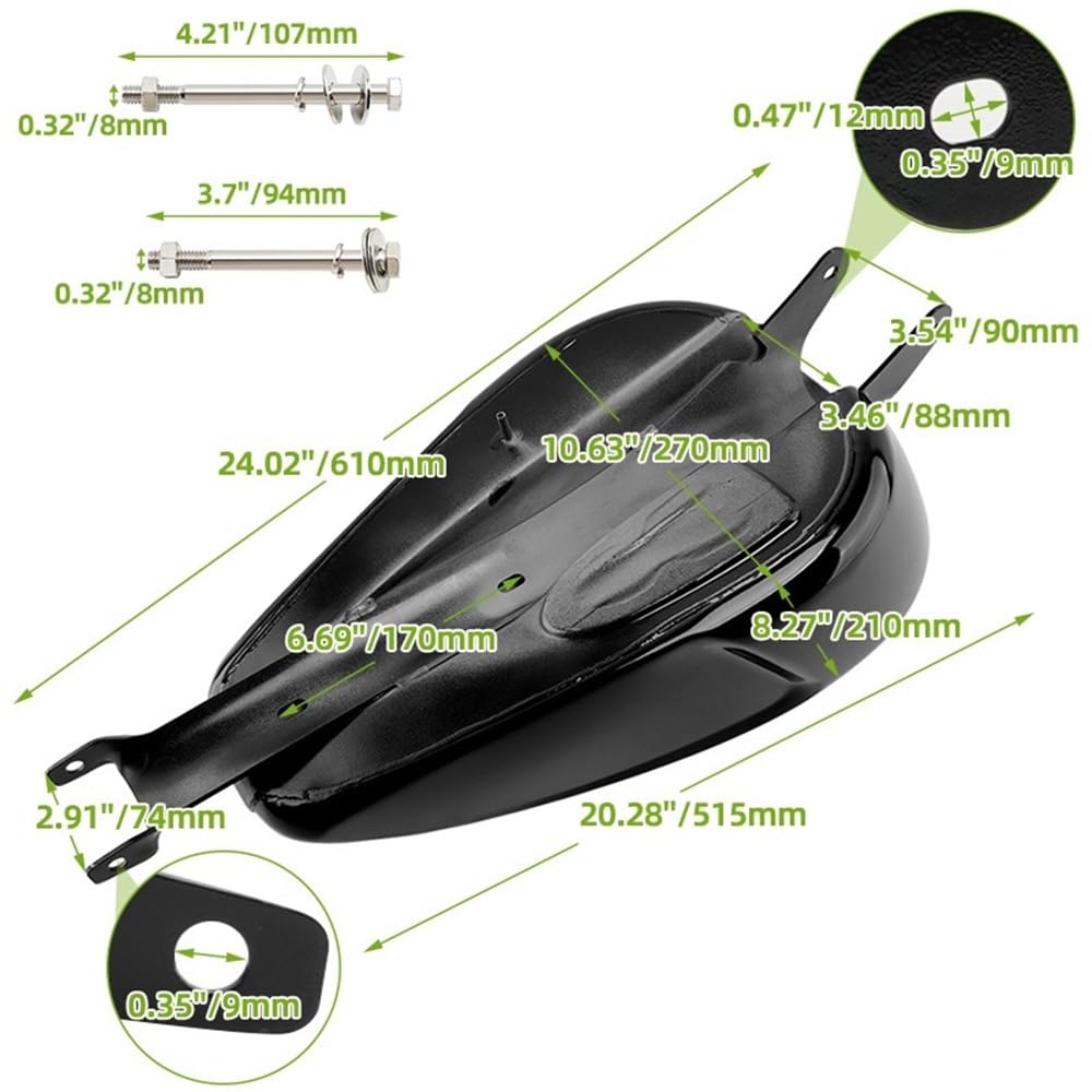 Benzina Serbatoio Per Sportster XL Ferro 883 1200 2007-2023