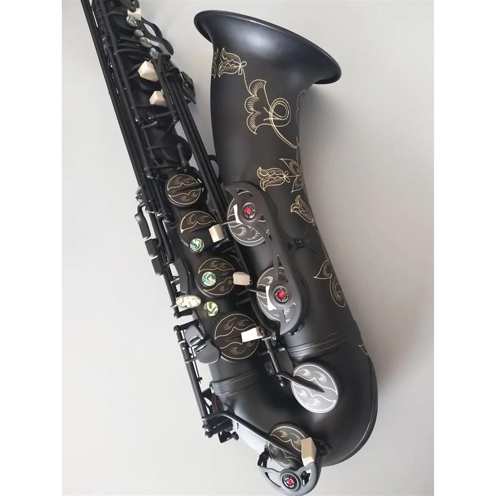 Professionale Sassofono Sassofono Tenore Strumento Musicale Professionale Che Suona Il Sax Tenore Nero Opaco