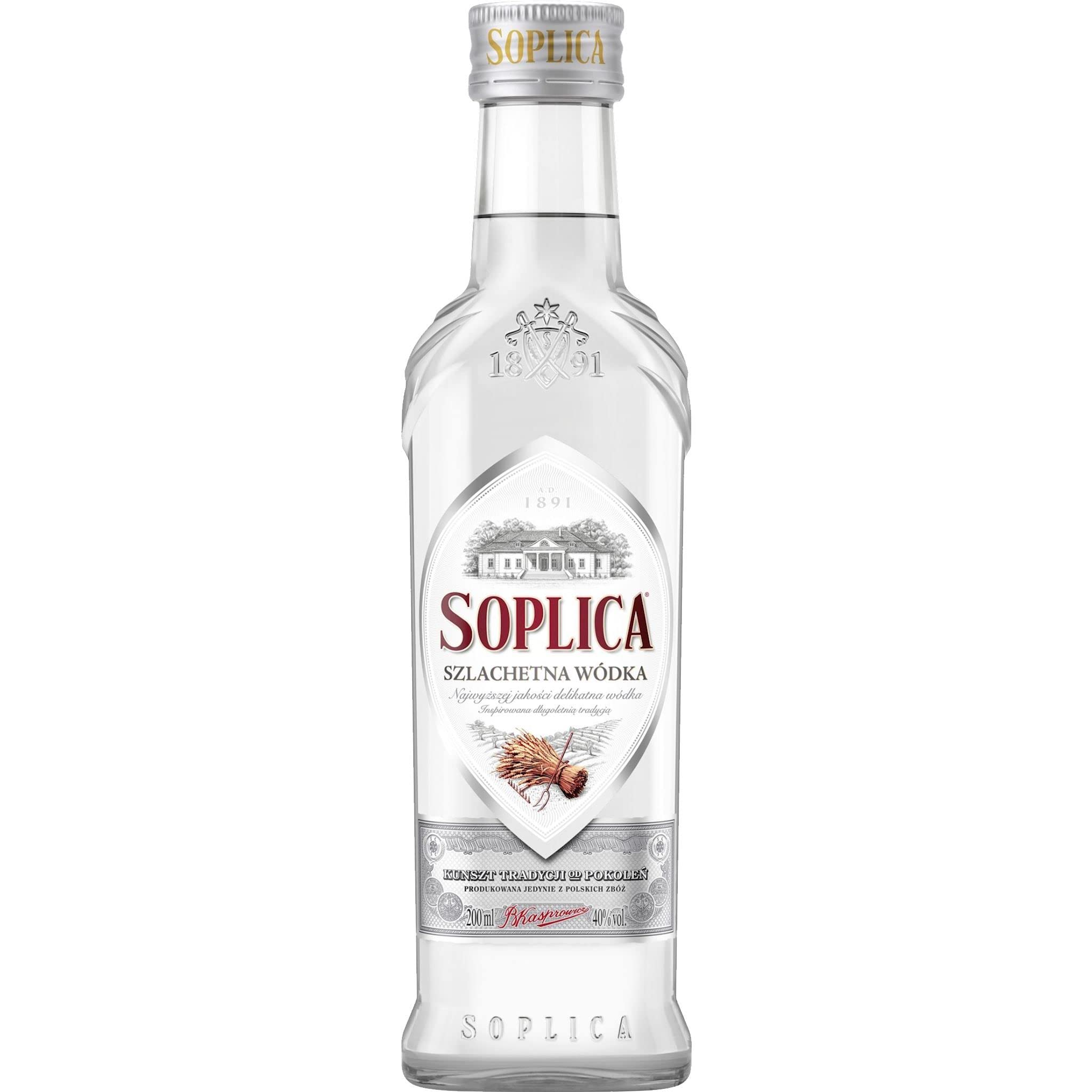 Wodka Soplica Szlachetna 200 ml | Vodka |200 ml | 40% Alkohol | Soplica | Geschenkidee | 18+