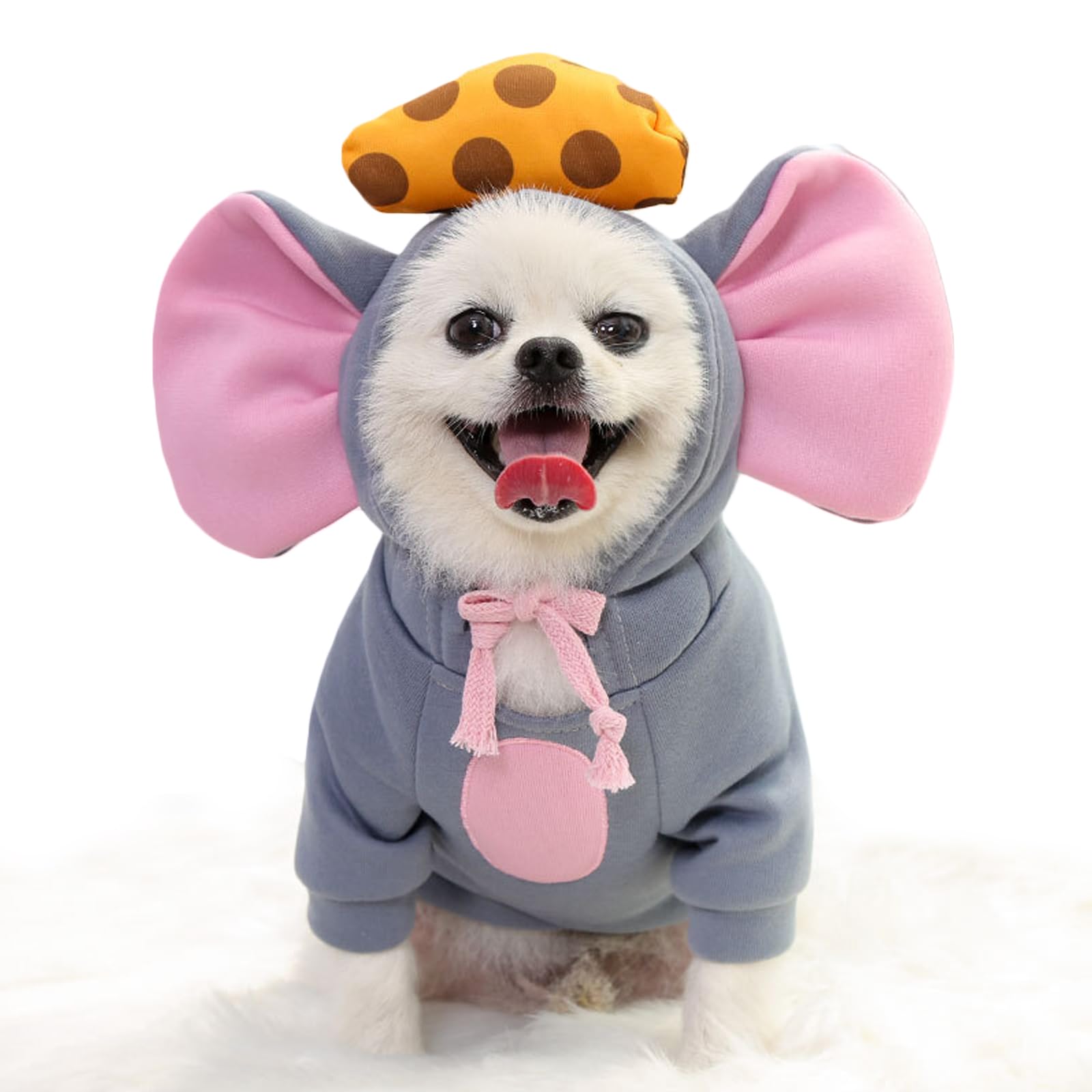 Costume de souris à grandes oreilles pour chien de petite taille SEIS