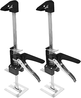 Generic Labor Saving Handle:Labor Saving Arm Lift Multi-Function Height Adjustment Lifting Device for Install Doors,Wall Tile Locator,Cabinets,Windows,Bearing 300 LBS,2 pcs