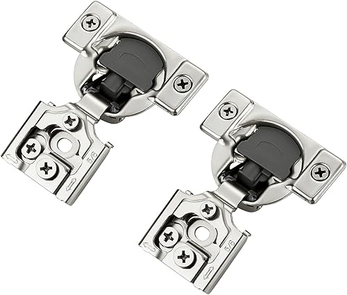 Vista 77 de Ravinte - Juego de 30 bisagras superpuestas, 15 pares de bisagras de cierre suave de 1.3 pulgadas para armario de cocina, bisagras ocultas de acero