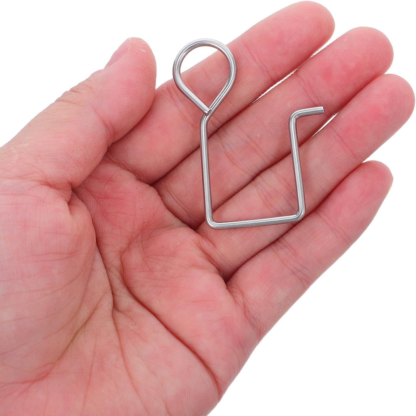 50pcs String Light Clips, Stainless Steel Hangers for Gutters