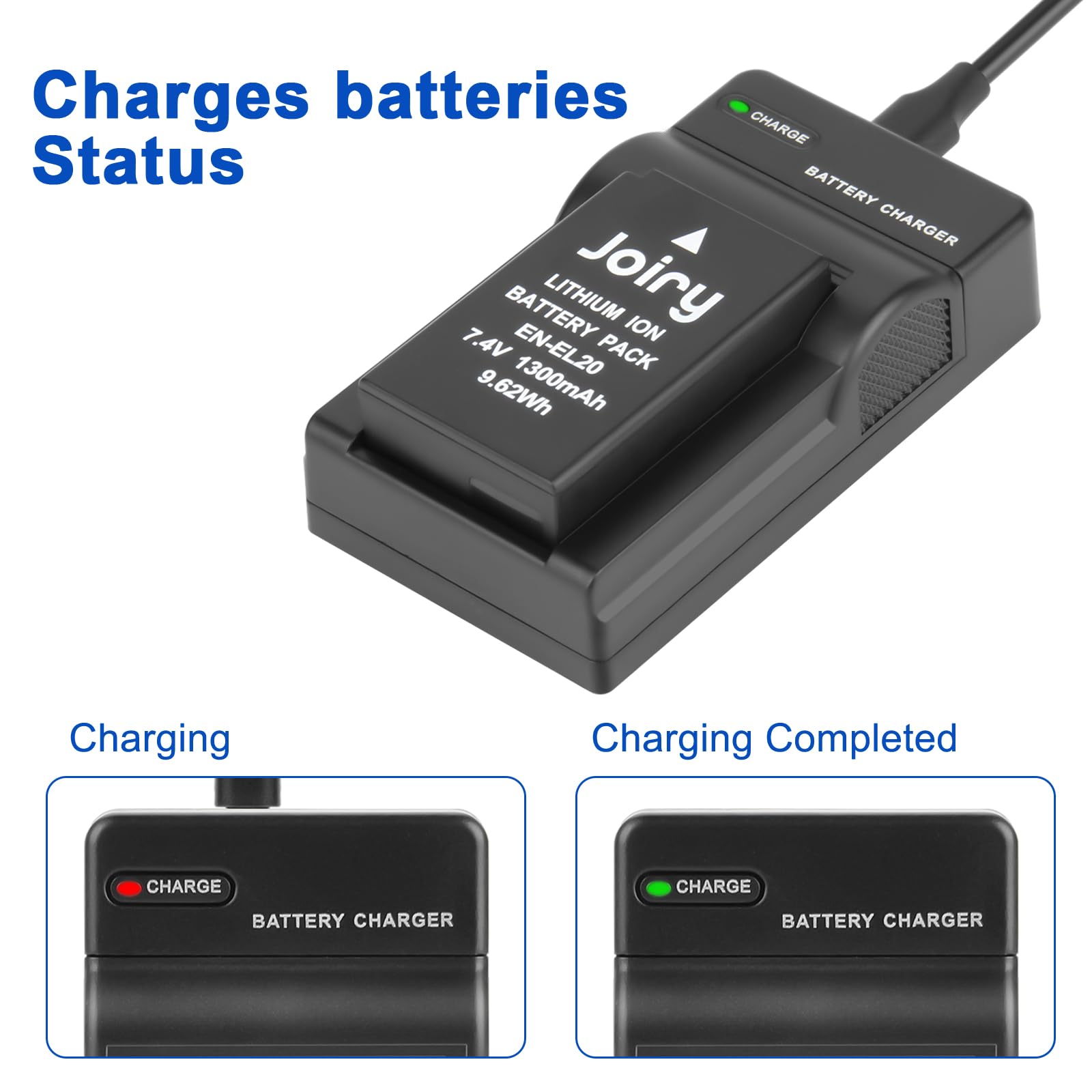 2x1220mAh EN-EL20 EN EL20 EN EL20a Batteria Di Ricambio - Foto 5