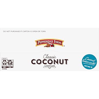 Pepperidge Farm Frozen Coconut Layer Cake, 19.6 oz. Box