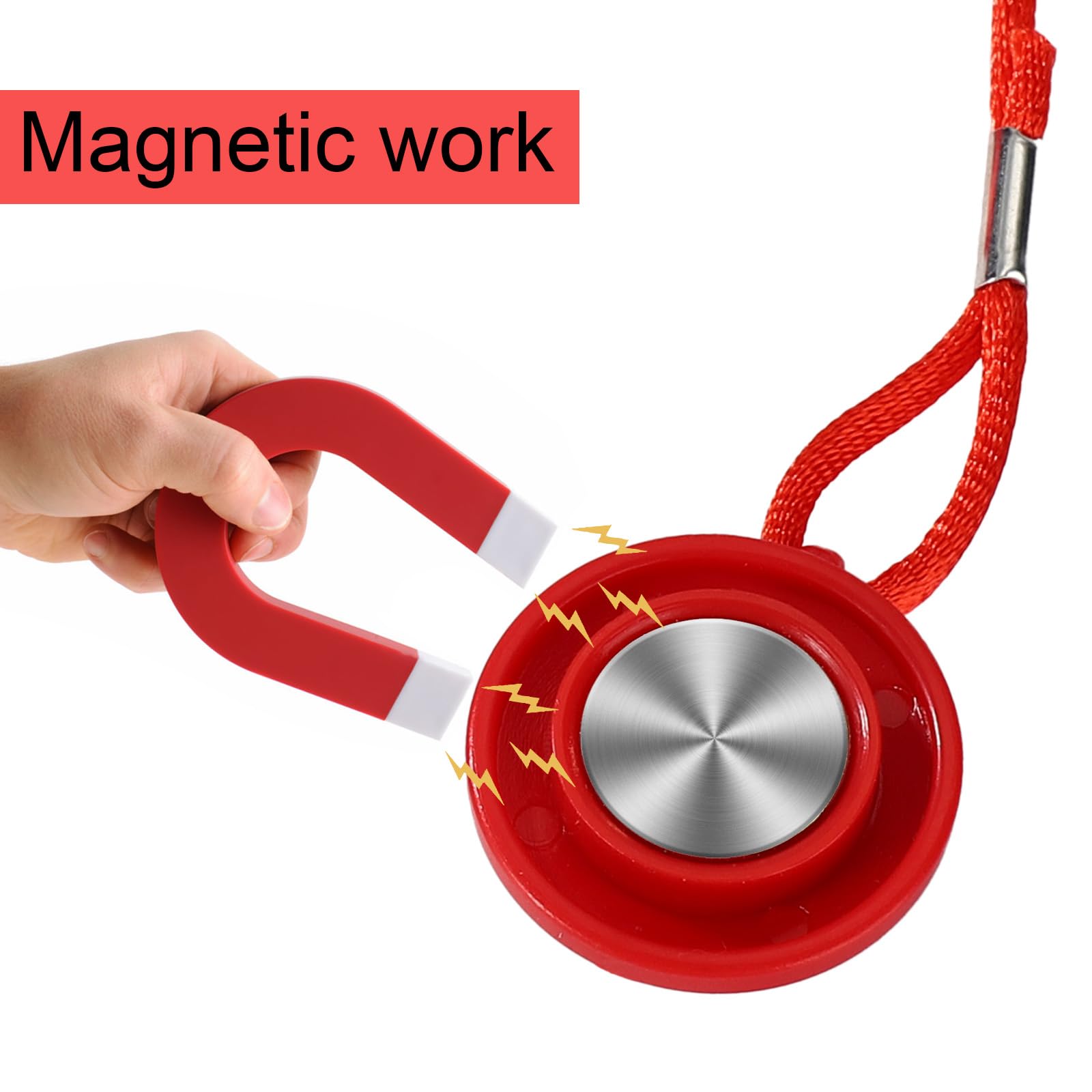 lasuroa 2 Sztuki Uniwersalnych Magnetycznych Kluczy Bezpieczeństwa, 2 Style Magnetycznych Kluczy Zamiennych do Bieżni Okrągły Magnetyczny Wyłącznik Bezpieczeństwa Magnesy Awaryjnego Zatrzymania