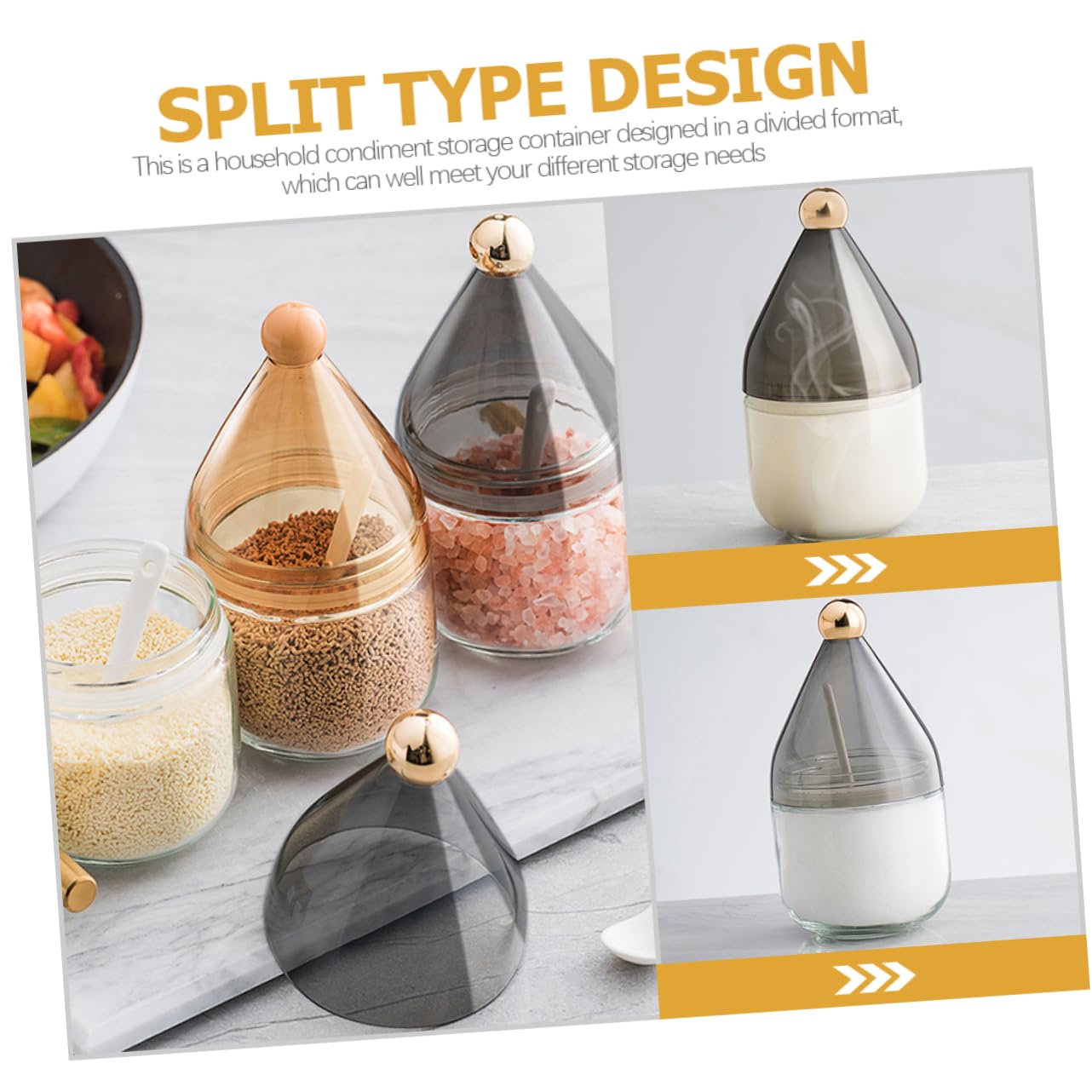 Mikinona Salières Et Poivrières De Voyage Pots à Condiments