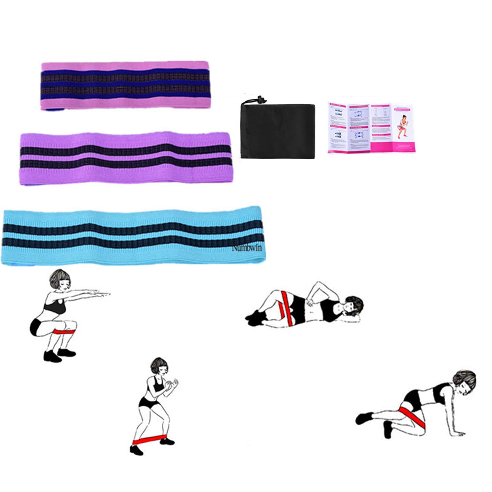 Set Di Anelli Per Pilates, Kit Da 10 Pezzi Per Pilates Da Donna, Kit Per Allenamento A Casa, Anello Per Yoga, Anello E Palla Per Pilates, Fascia Elastica Di Resistenza, Tappetini Per Yoga, Per