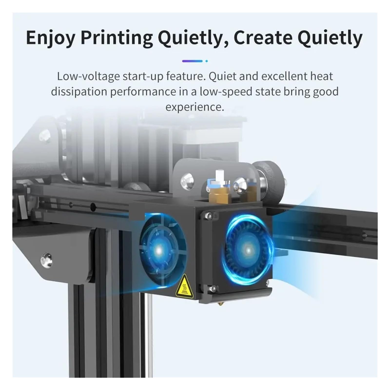 Ventilador de repuesto Hotend for impresora 3D, Compatible con Creality, | Juego de ventilador Ender3 V3 SE de 24 V, ventilador axial 2510 y ventilador de refrigeración de 4010 piezas(Combination)