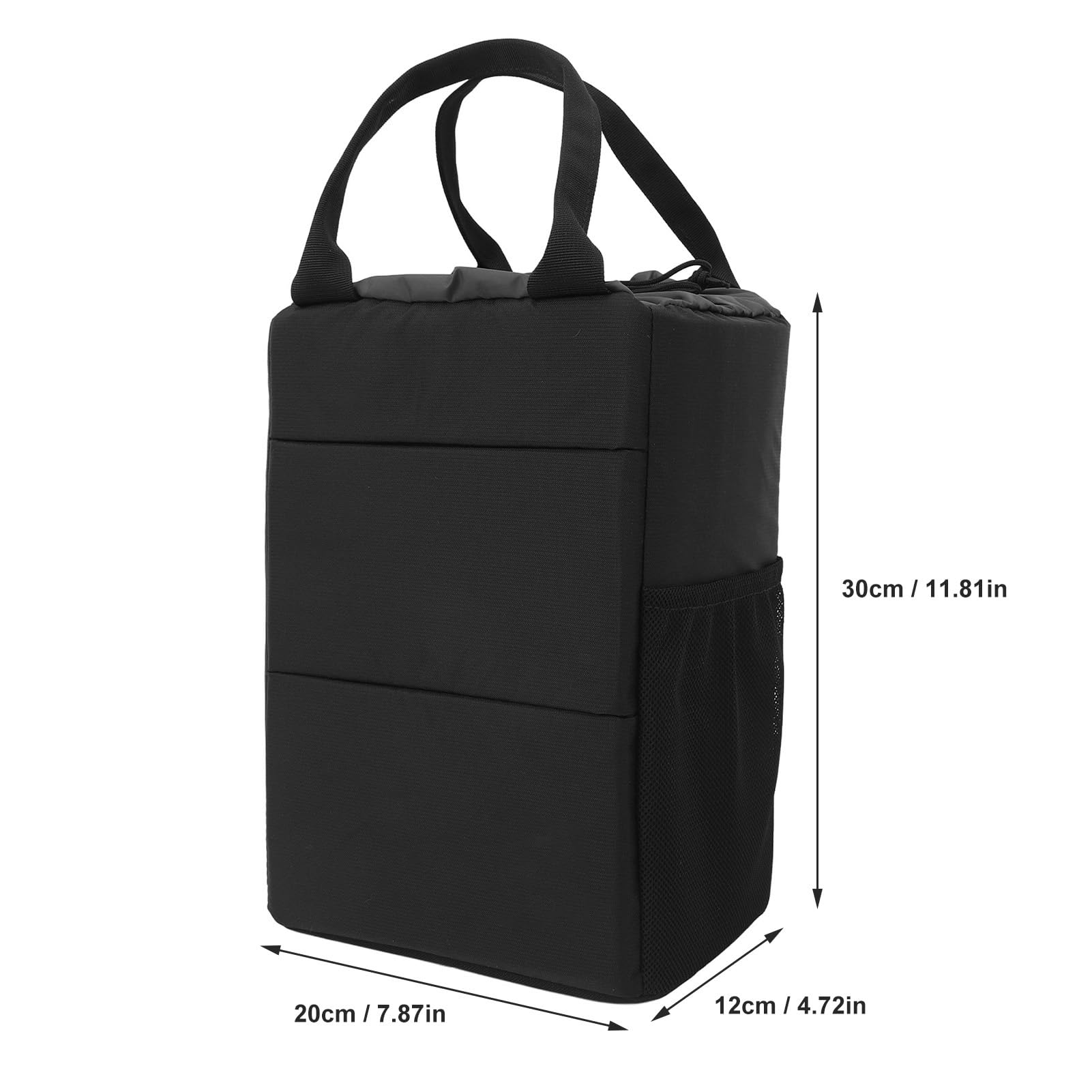 Bolsa de Inserción para Cámara, Bolsa Acolchada de Nailon para Cámara, a Prueba de Golpes, DLSR SLR, Bolsa para Mochila para R5 R6 T100 Z7 Z8 A6 A9 (Negro Gris)