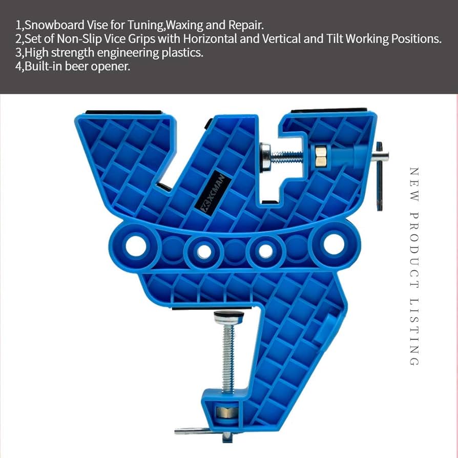 Amazon.com: XCMAN Ski Snowboard Vise for Tuning,Waxing and