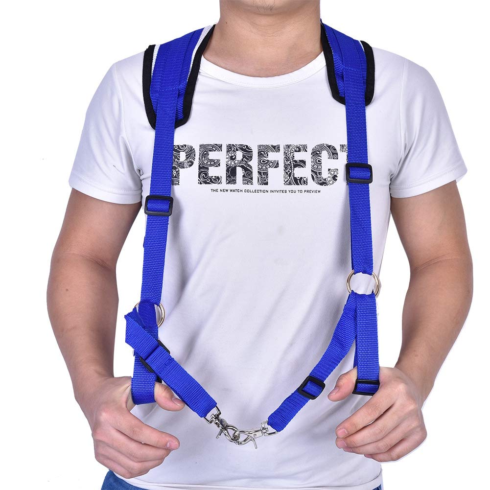 Germerse Sportfishing Fishing Belt, Fishing Shoulder Back Harness Fishing Harness Verstellbare Schultergurte Angelweste Gürtel Einfach zum Angeln zu kämpfen