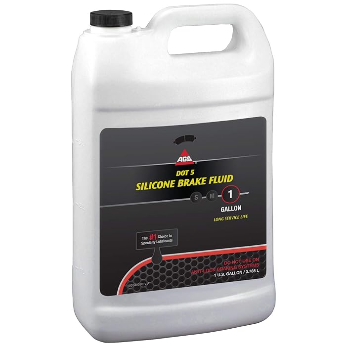 Buy AGS SBF18 Dot 5 Silicone Brake Fluid 1 Gallon Bottle High