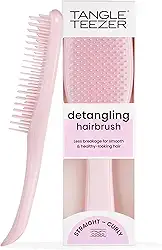Tangle Teezer - Escova de cabelo desembaraçadora The Wet Detangler Millenial Pink para todos os tipos de cabelo, molhados. Cor: Rosa claro