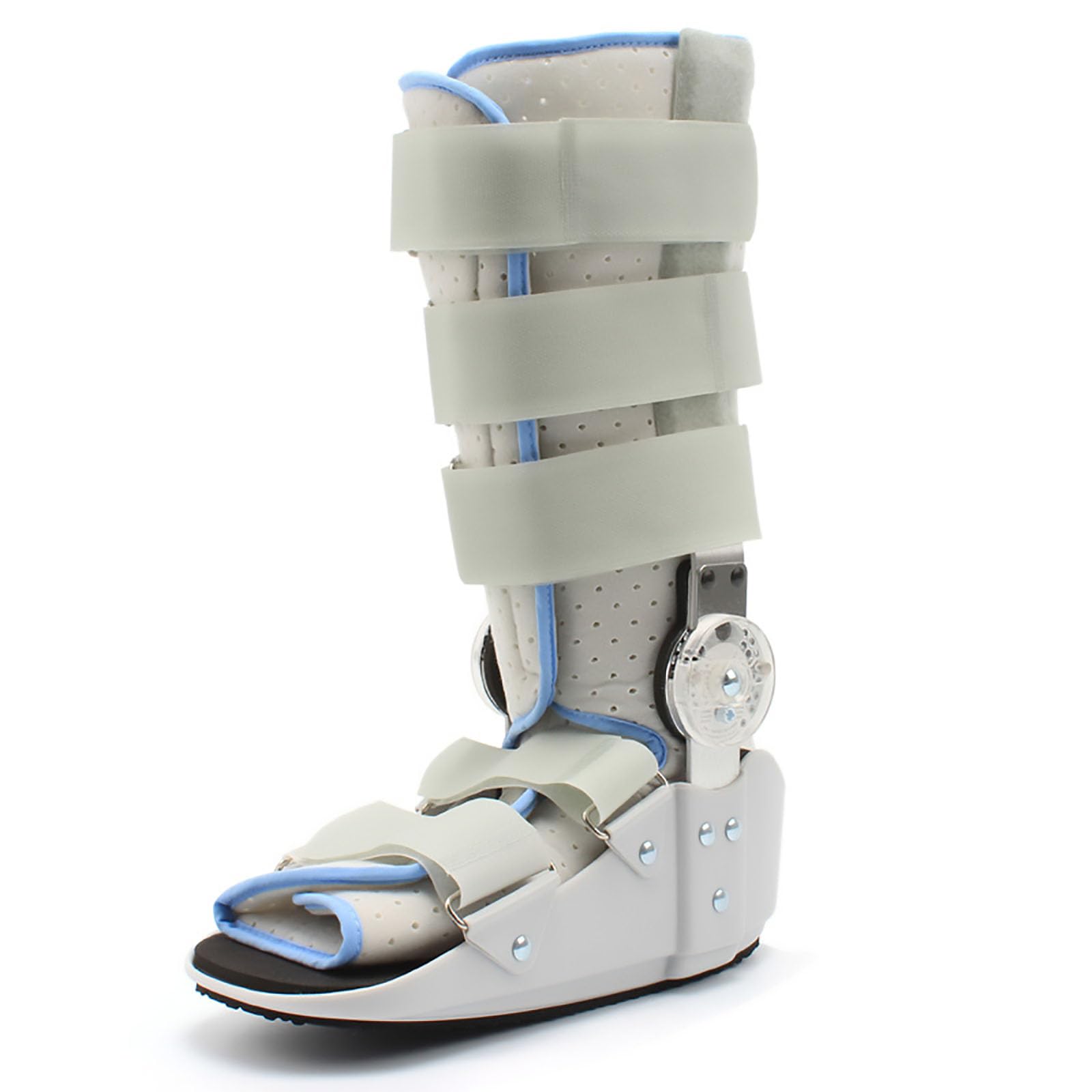 HAILM Boot Caminante Fractura para Pie con Ajustador Ángulo, Férulas Nocturnas Fascitis Plantar para Pie Roto, Tobillo Fracturas o Recuperación Cirugía Aquiles,L