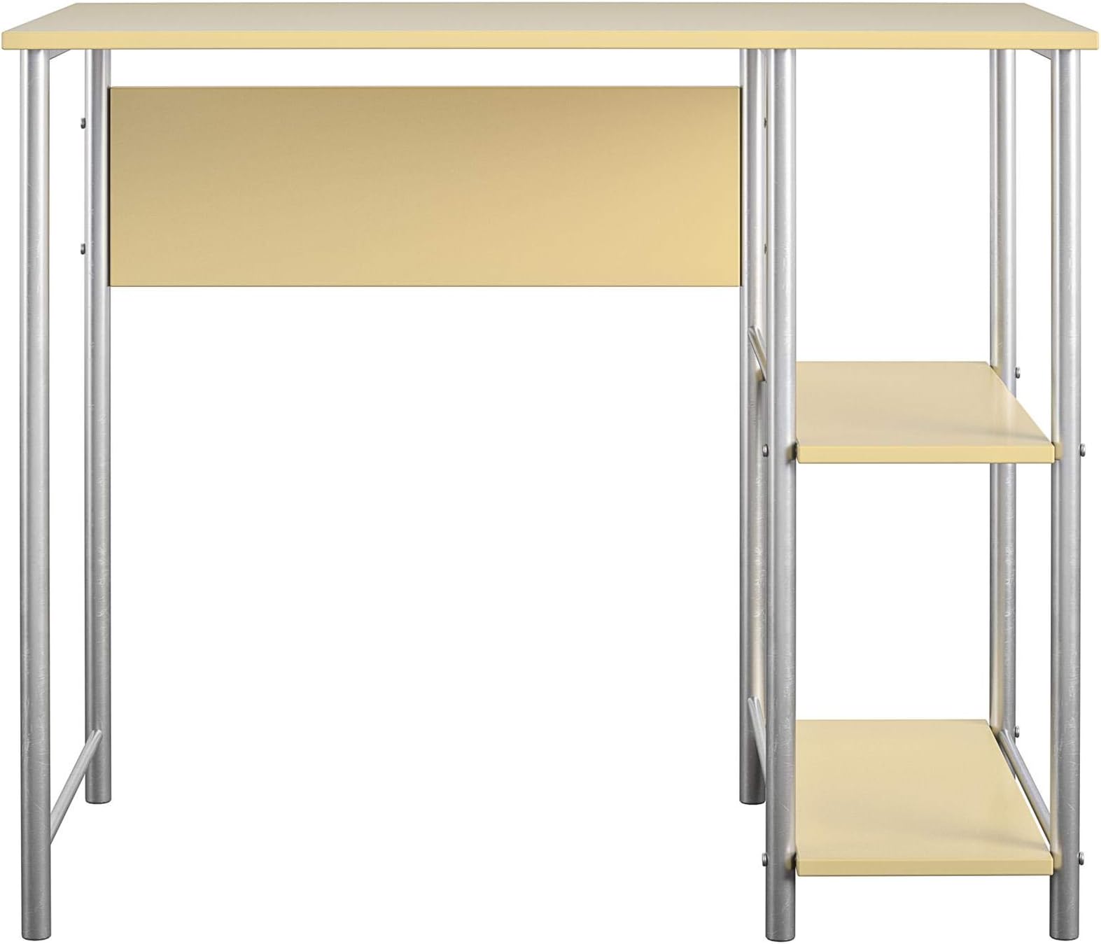 REALROOMS Gideon Metal Student Computer Desk, Yellow
