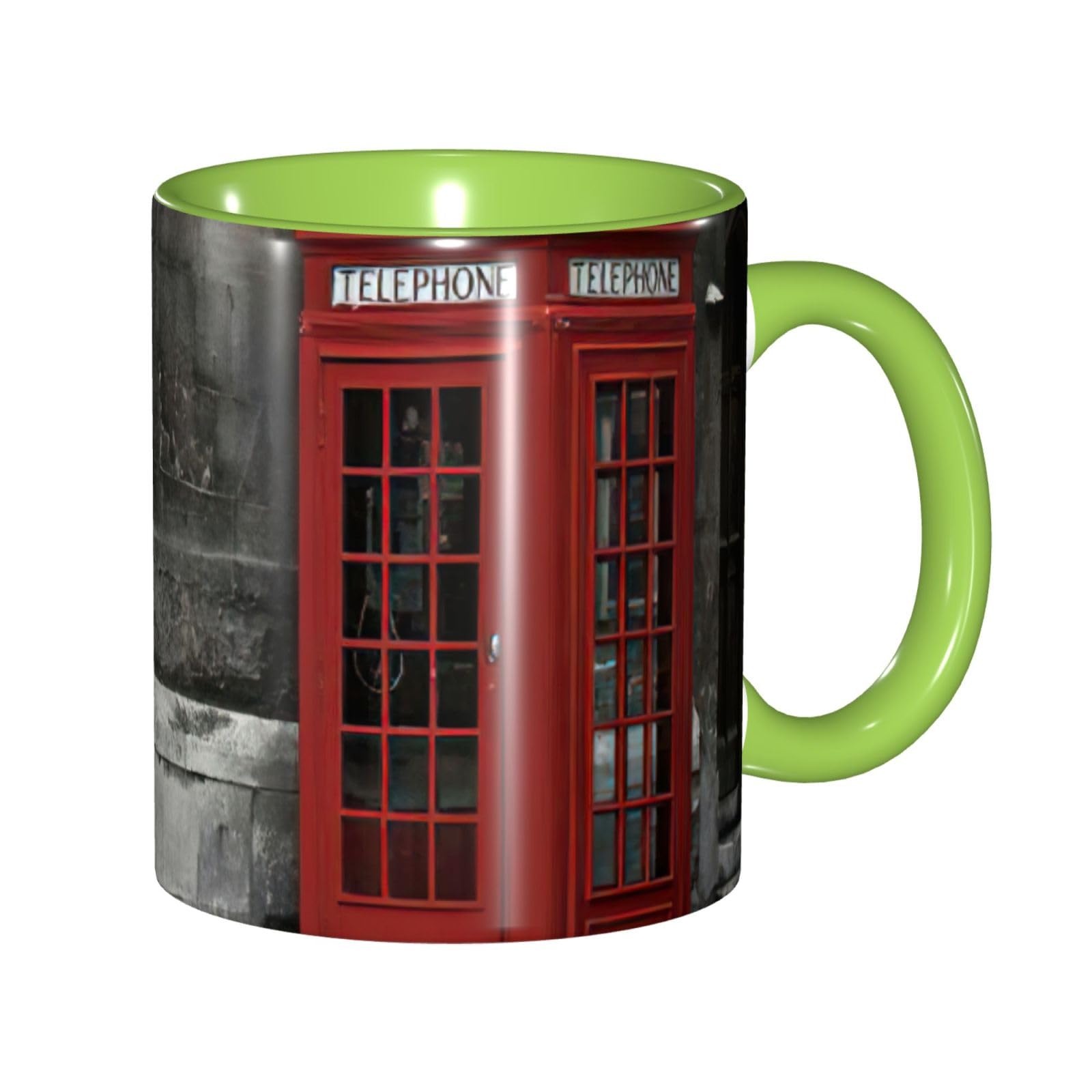 Mug à café céramique coffret cadeau femme style anglais chic 6 couleurs
