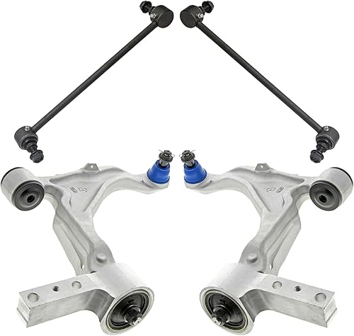 Miniatura 161 de Detroit Axle - Kit de brazos de control frontal RWD para Chrysler 300 Dodge Challenger Charger Magnum, 2 brazos de control superiores 2 rótulas