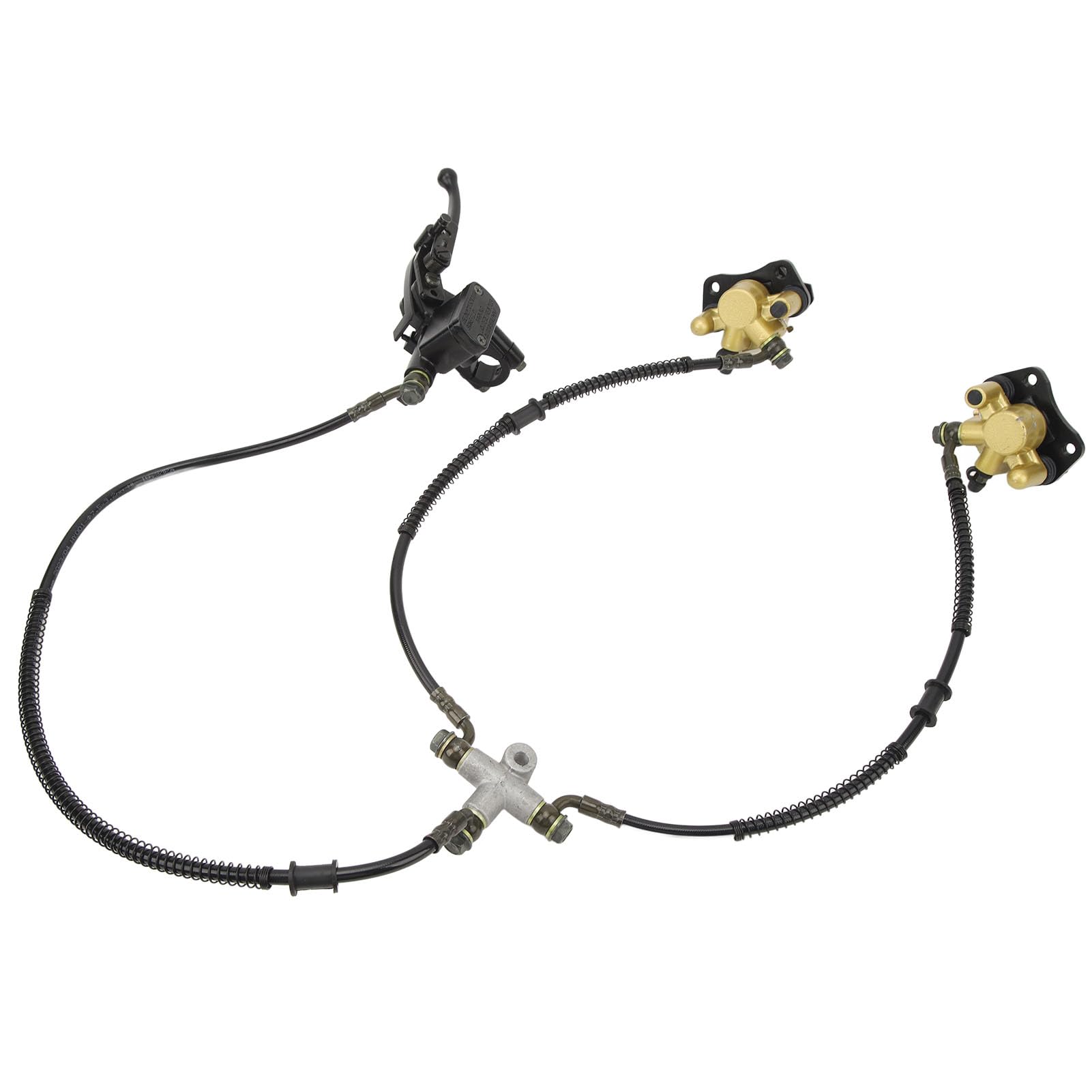Hamulec przedni Twin Calipers Tarcze hamulcowe tarczowe do rowerów terenowych Quad Atv Go Kart
