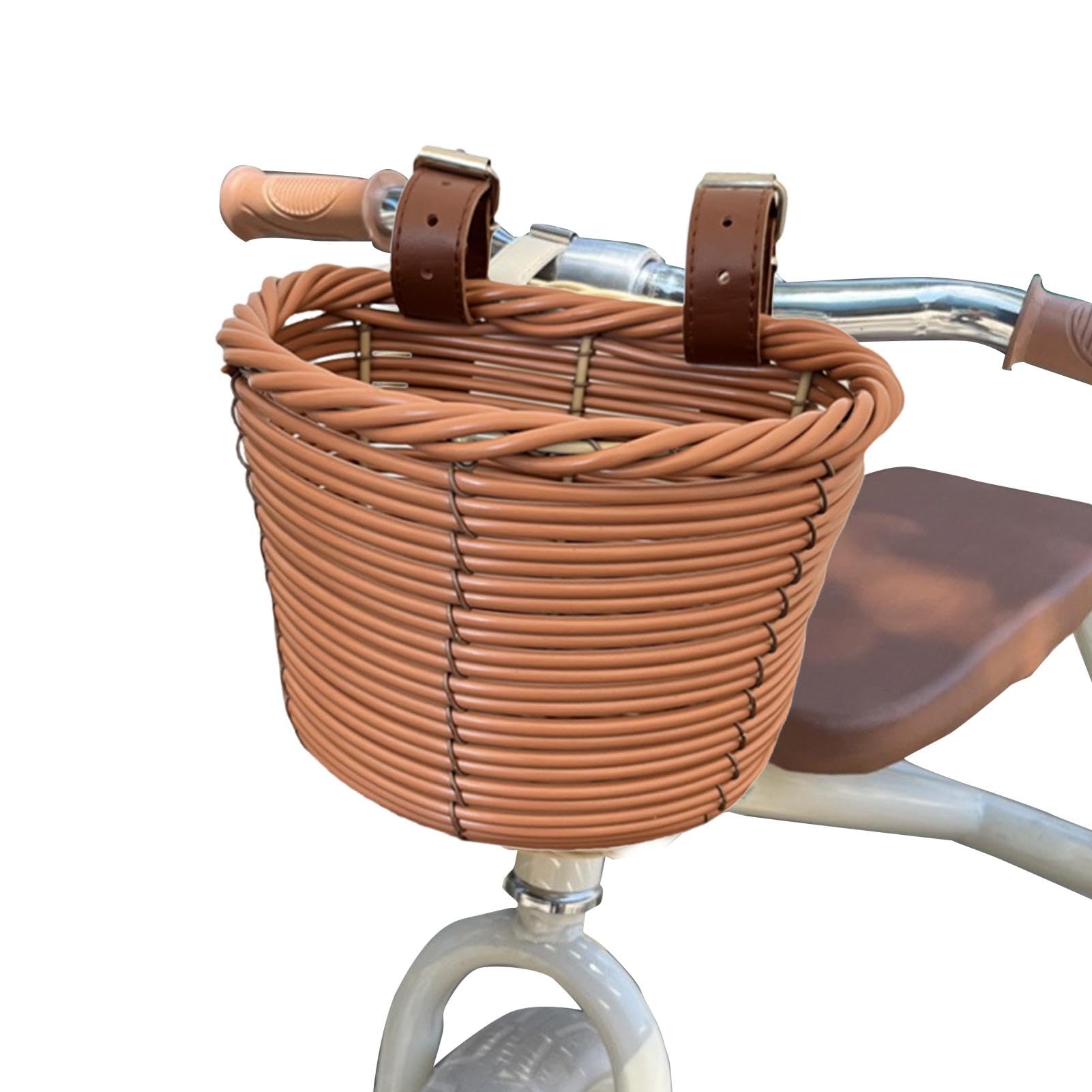 Bikes Basket Front Kids - Handwoven Cycling Basket - Handlebar Basket Children - Kids Bicycles Basket - Bikes Accessories for Bicycles Scooter Balance Bikes