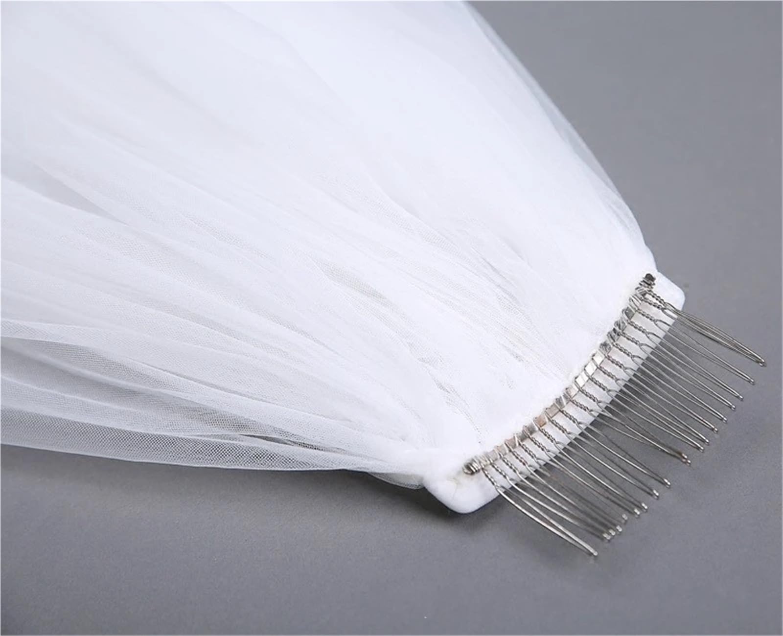 Generisch Neu Braut Schleier 2 Schichten 3D Blume Kathedrale Hochzeit Schleier mit Kamm Tocado