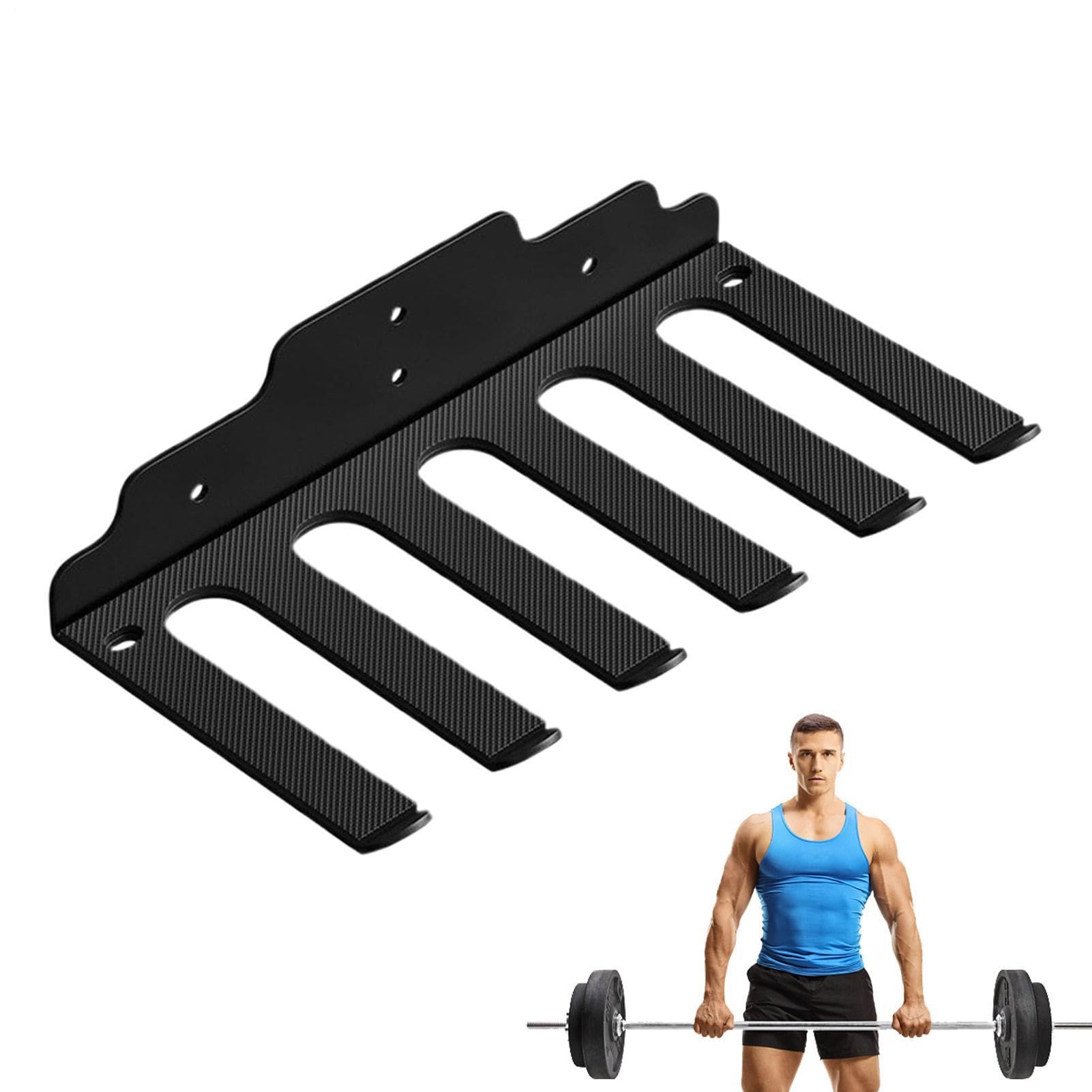 Soporte de almacenamiento para gimnasio – Soporte de mancuernas, bandas de resistencia para almacenamiento de equipos de gimnasia, banda de resistencia de pared resistente, percha para equipo con