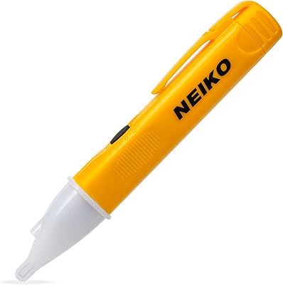 NEIKO 40524A Electrical Tester, Non Contact Voltage Tester, AC Voltage Detector, 50/60Hz Circuits, Dual Range 12V-48V / 48V-1000V, Electric Tester Pen, Electricity Tester Tool, Audio & LED Indicator