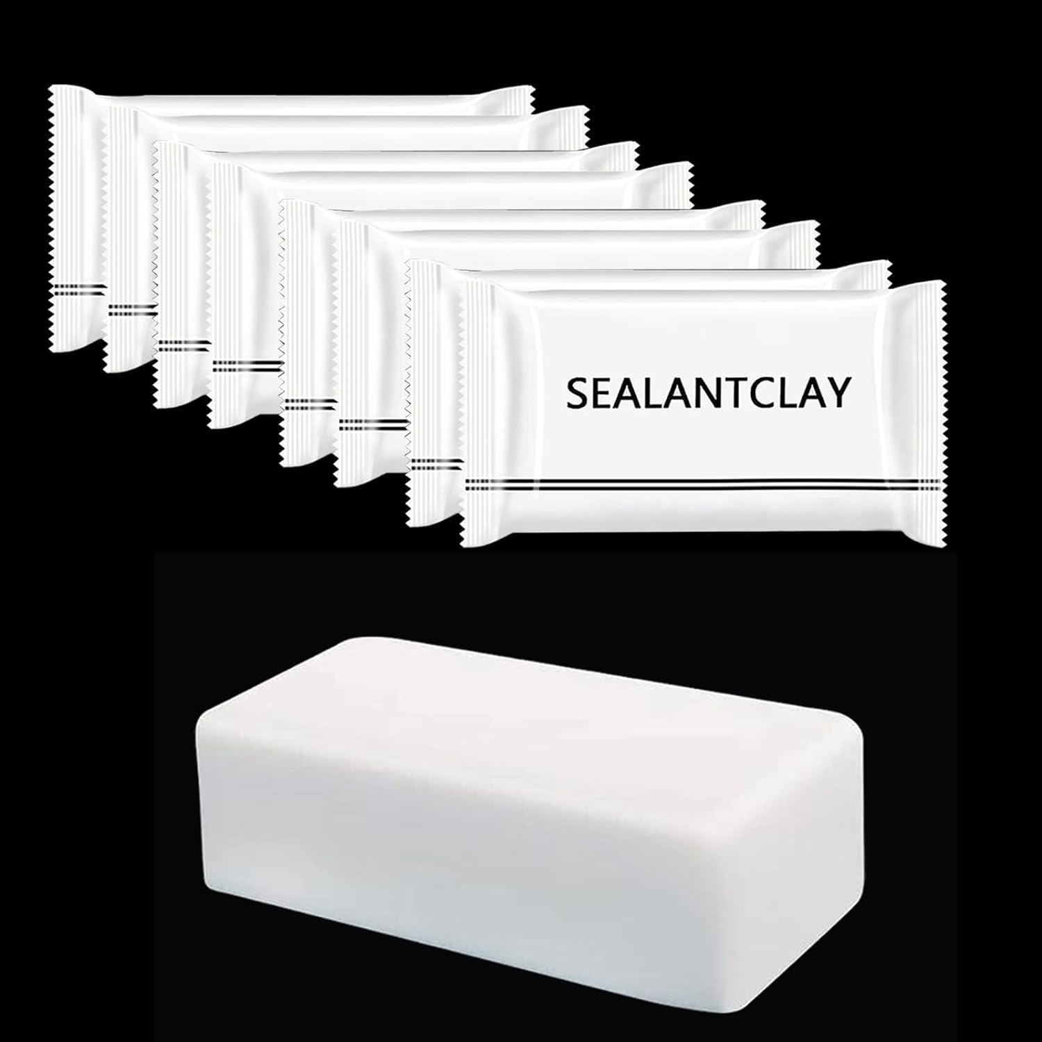YEIPIS White Waterproof Sealing Clay, Wall Repair Seal Mortar Mending Mud for Repair Air Conditioning Holes, Drywall Repair Wall Hole Filler, Clay for Wall Hole Repair, Waterproof Duct Seal Putty (10) (B0D6KQ9311) Amazon Price History, Amazon Price Tracker