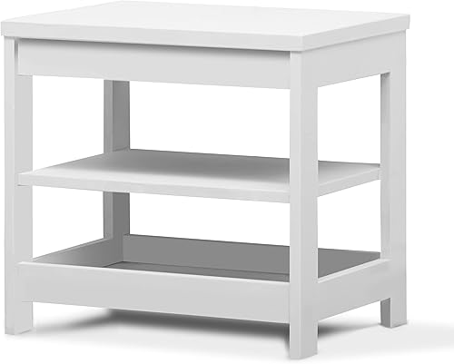 Sorelle Furniture Sierra - Mesita de noche para bebé, mesita de noche para guardería, muebles de dormitorio para niños, mesita de noche de bebé con