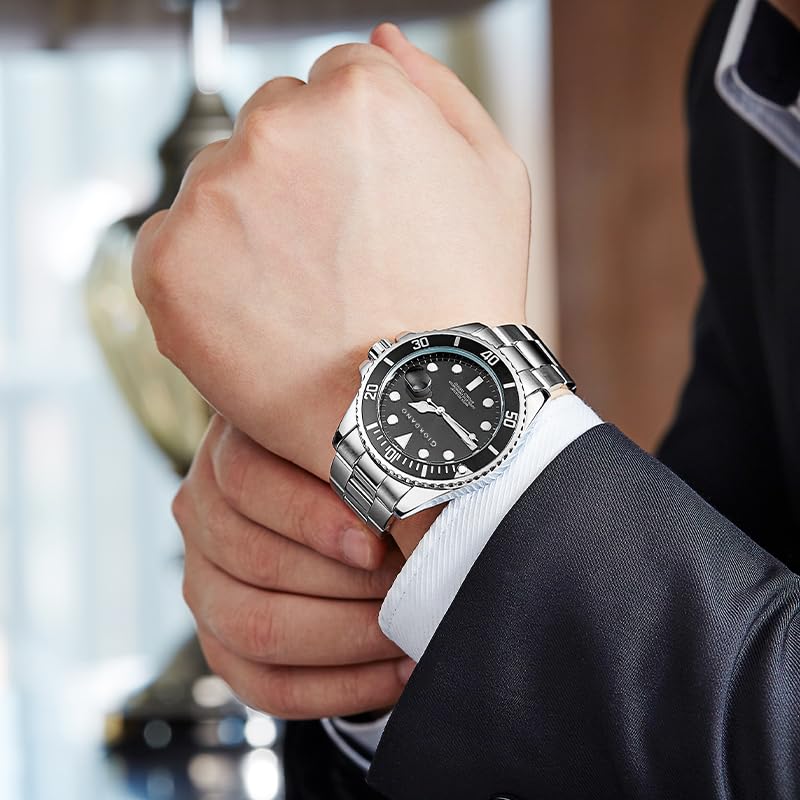 Image of Giordano Analog Wrist Watch for Men Stylish Metal Strap with Water Resistant 3 Hand Mechanism Watch GD-50006